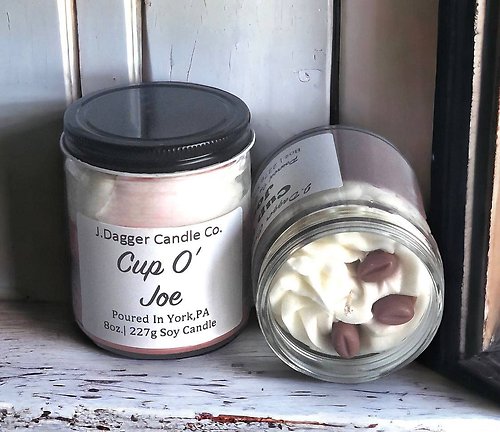 Mini Cup O’Joe Soy Dessert Candle , 8oz.