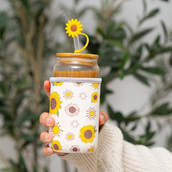 Sunflower Gifts for Women - Glass Tumbler