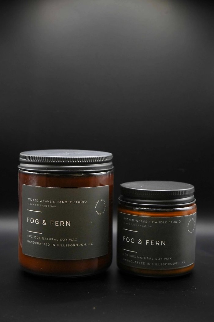 Fog and Fern Soy Wax Candle, 8 oz.