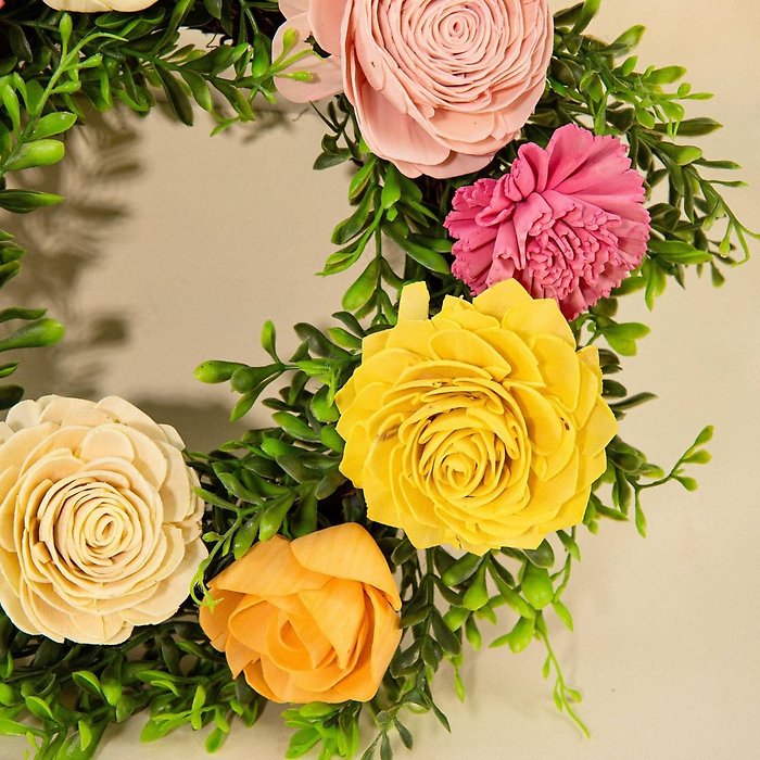 12\" Wreath - Sunset Blush