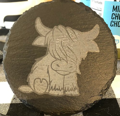 Highland Cow Coaster