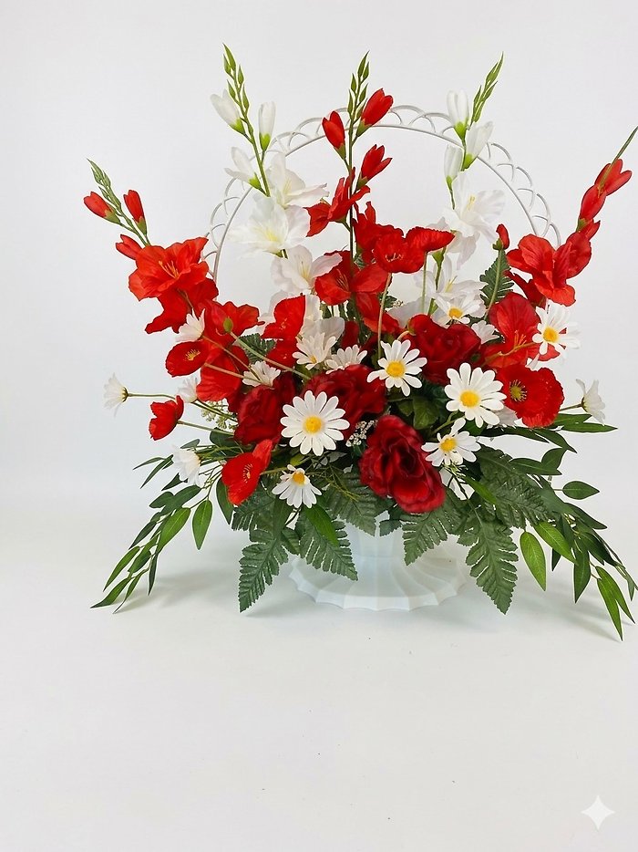 Silk- Funeral Basket