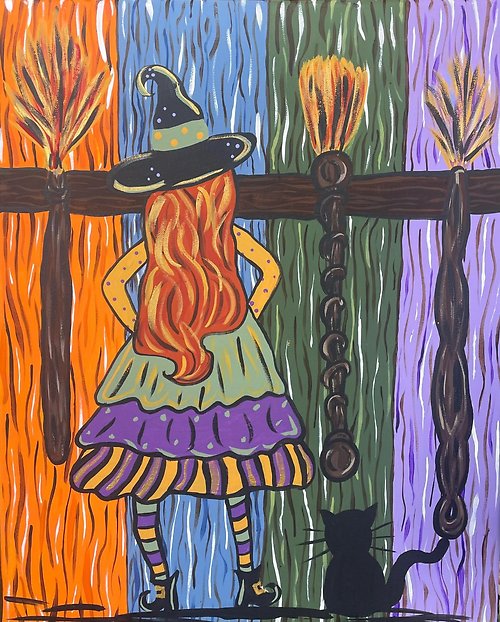 - October 11 Witches Be Crazy Paint Party