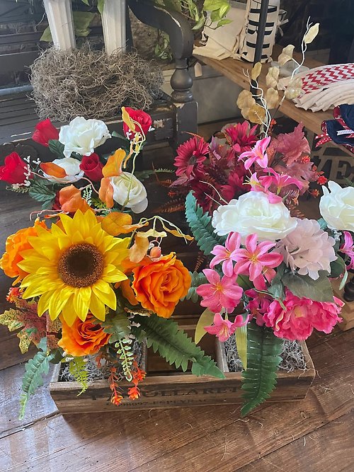 Silk Flowers for Cemeteries
