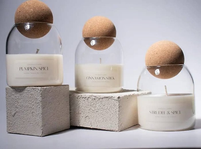 Fall Candle with Corktop lid available in multiple scents