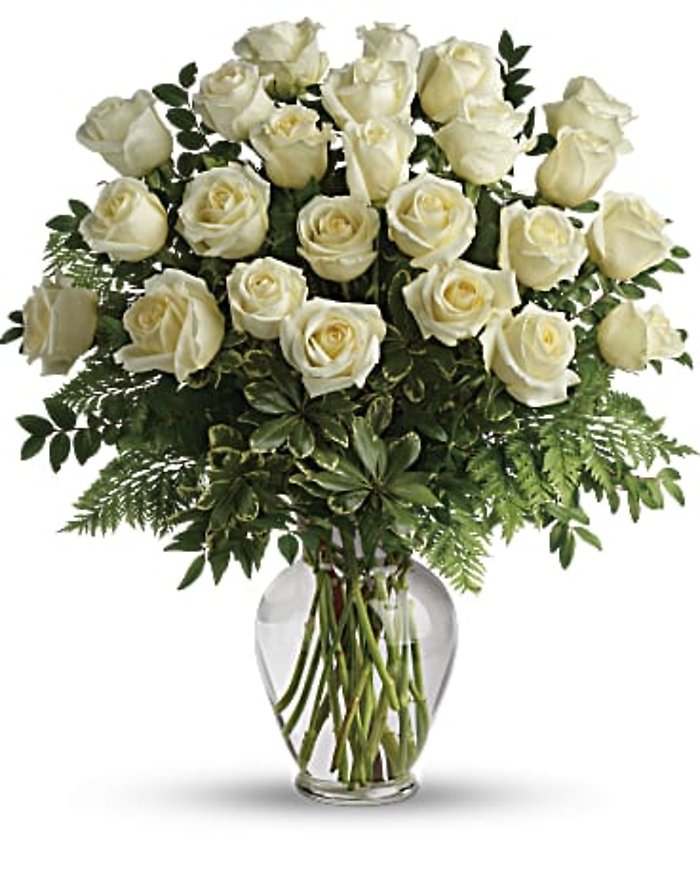 White Long Stem Roses