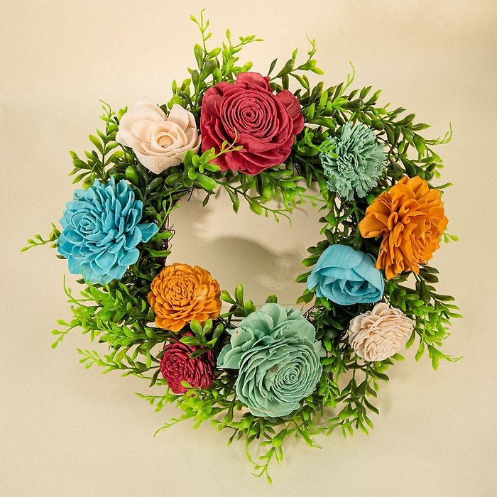 12\" Wreath - Spring Breeze