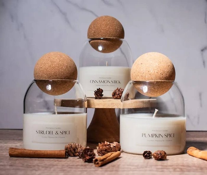 Fall Candle with Corktop lid available in multiple scents