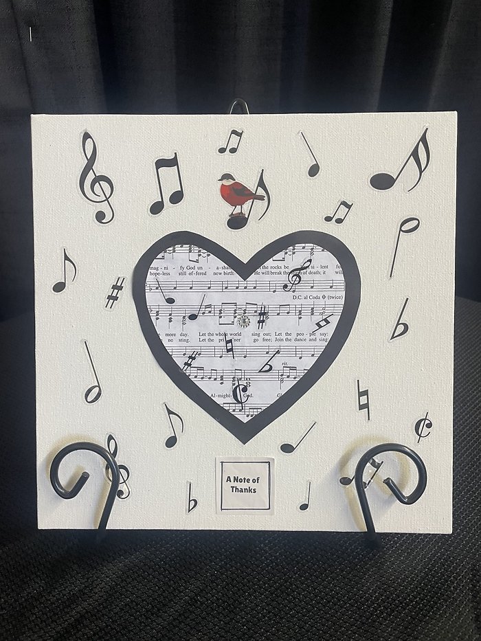 Note of Thanks Canvas