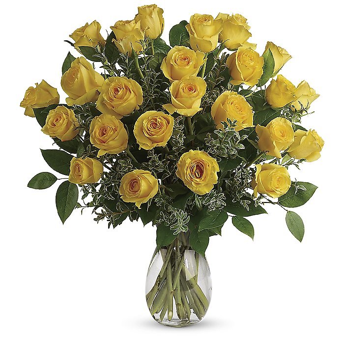 Yellow Long Stem Roses