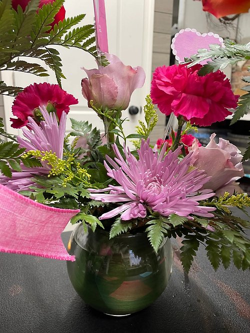 Small Bubble Vase Arrangement