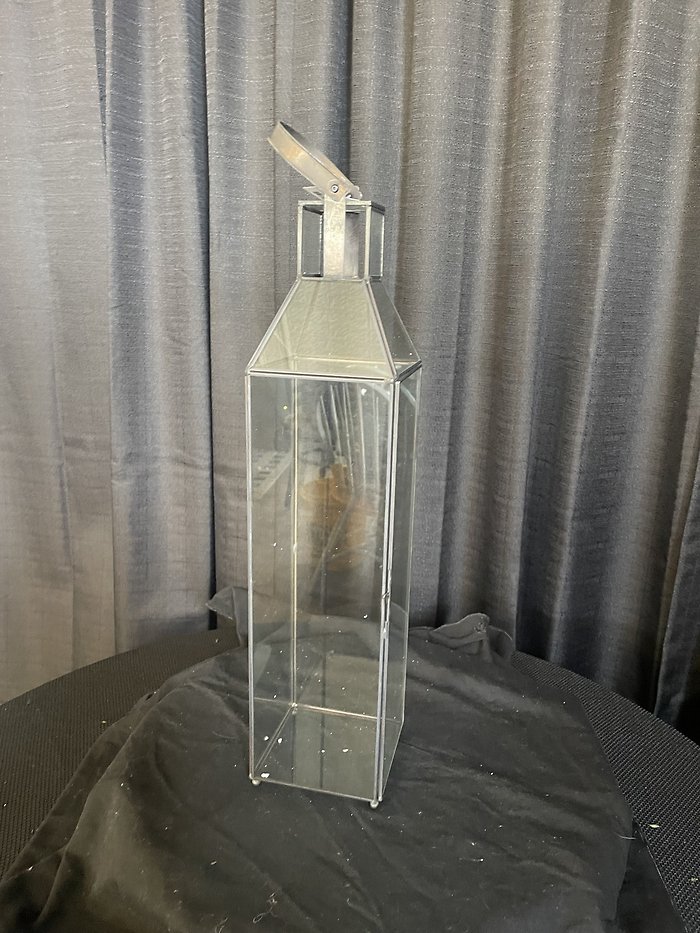 Metal and Glass Lantern
