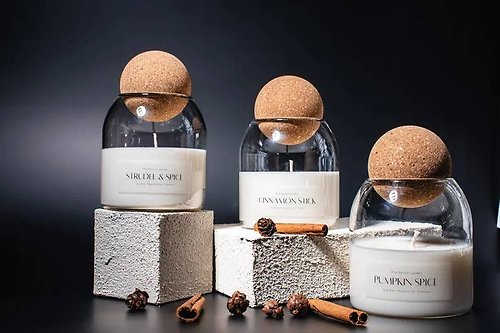 Fall Candle with Corktop lid available in multiple scents