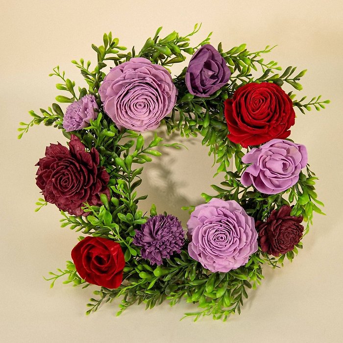 12\" Wreath - Lilac Ember