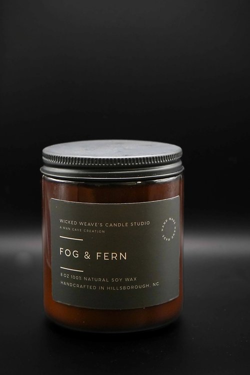 Fog and Fern Soy Wax Candle, 8 oz.