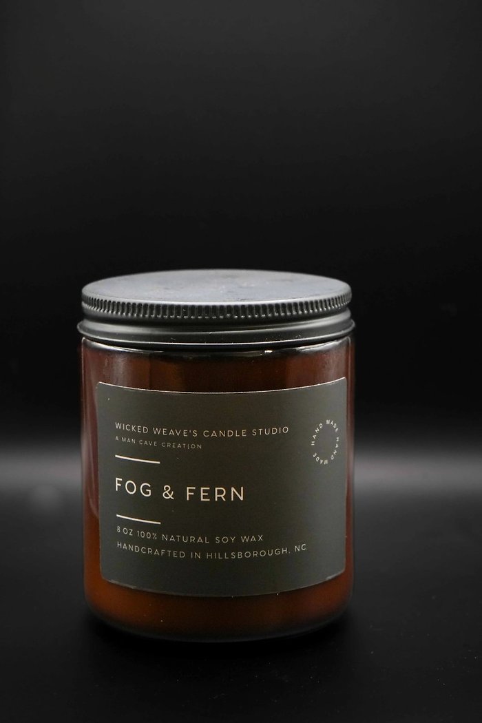 Fog and Fern Soy Wax Candle, 8 oz.