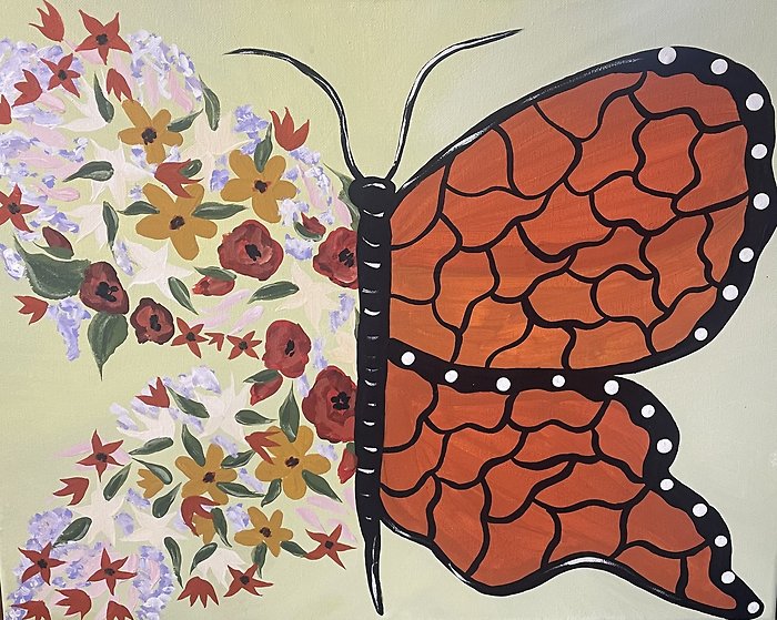 May Day Butterfly Paint Party- 5/01 2-4pm