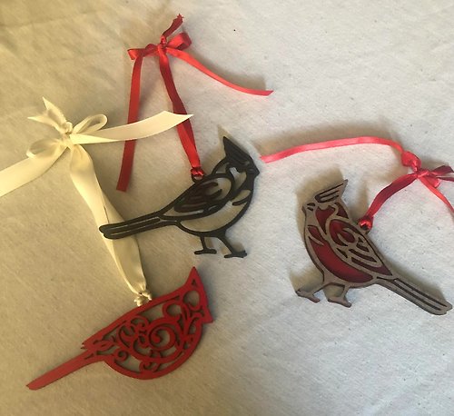 Cardinal Ornament