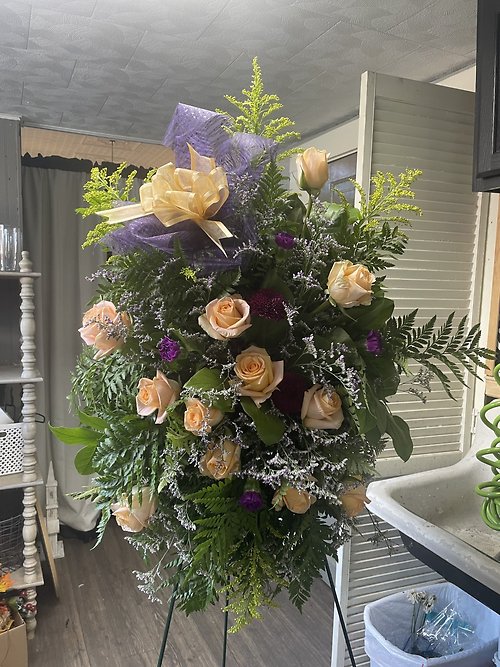 Purple & Peach Spray