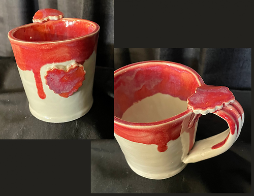 Sunshine Pottery Valentines Mug