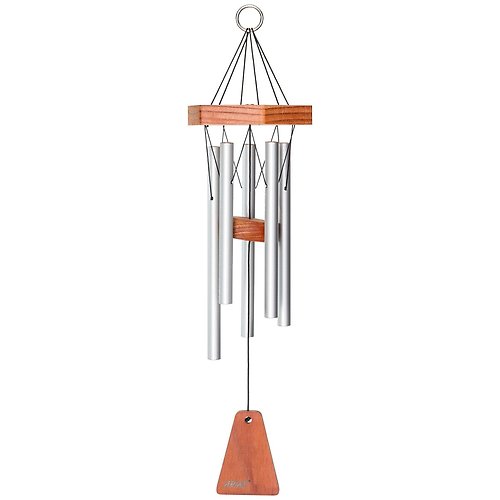 Arias® 17-inch Windchime in Satin Silver - Wholesale