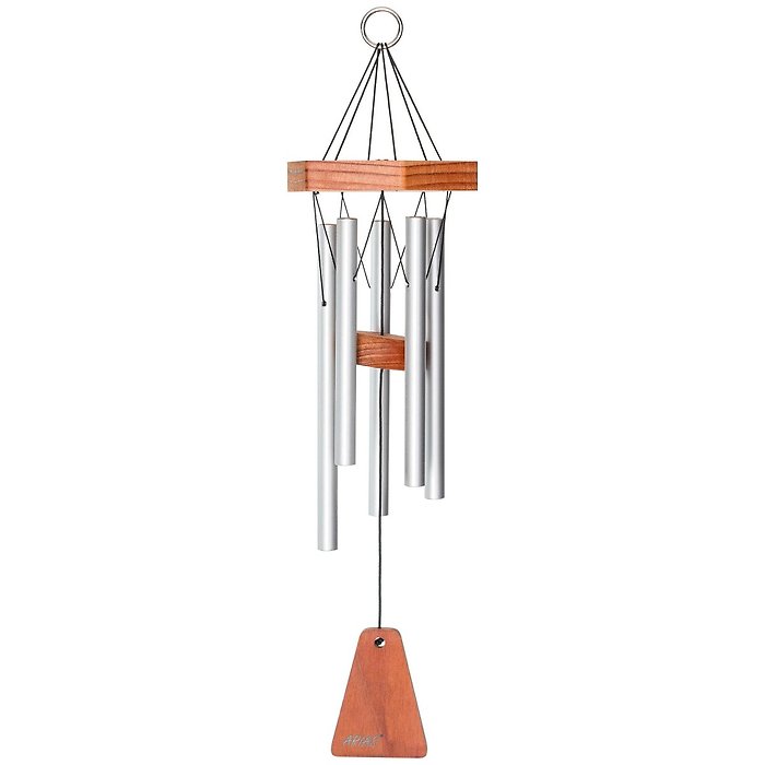 Arias® 17-inch Windchime in Satin Silver - Wholesale