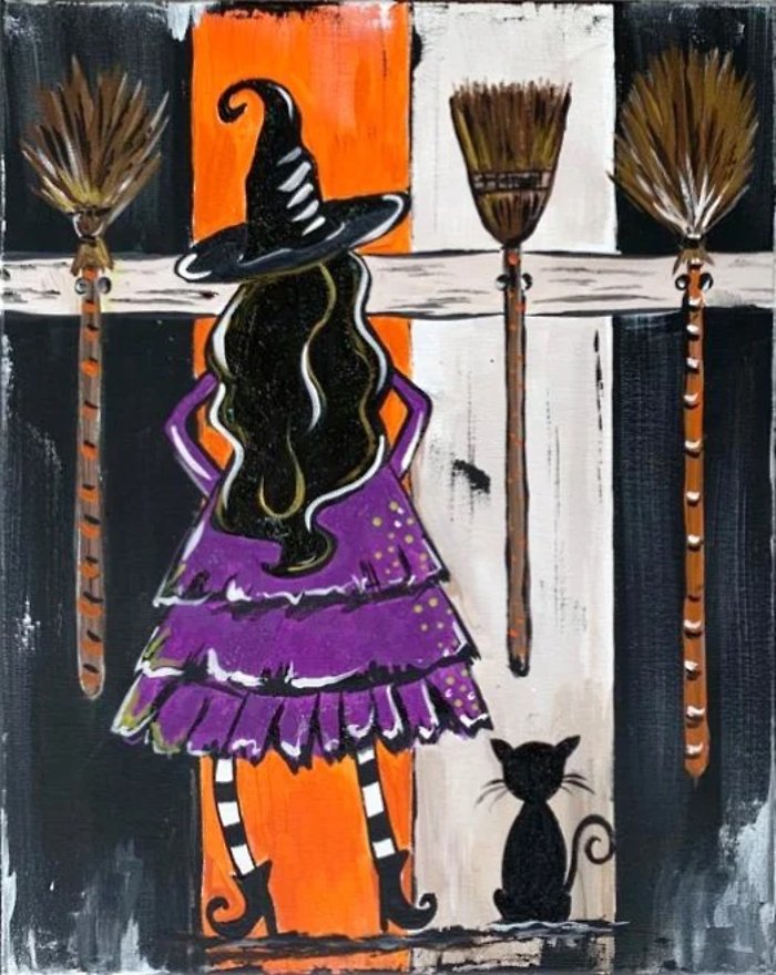 - October 11 Witches Be Crazy Paint Party